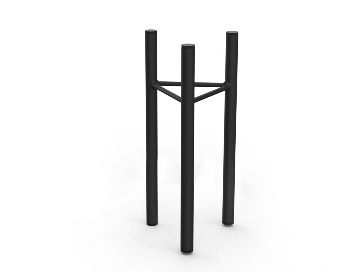 Stojak kwiaty loft kwietnik 40 cm podstawka MetalFab - obrazek 4