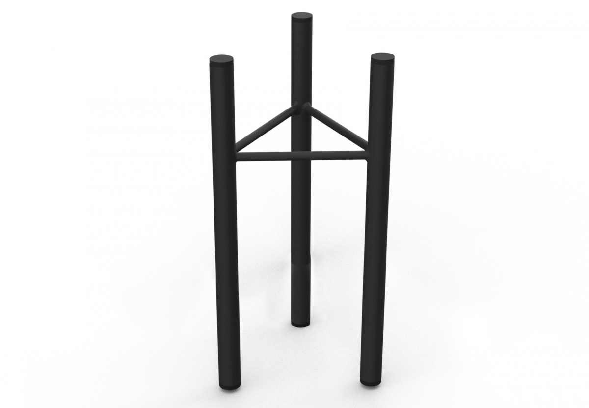Stojak kwiaty loft kwietnik 40 cm podstawka MetalFab - obrazek 6
