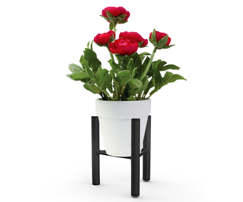 Stojak kwiaty loft kwietnik 20 cm podstawka MetalFab - obrazek 6
