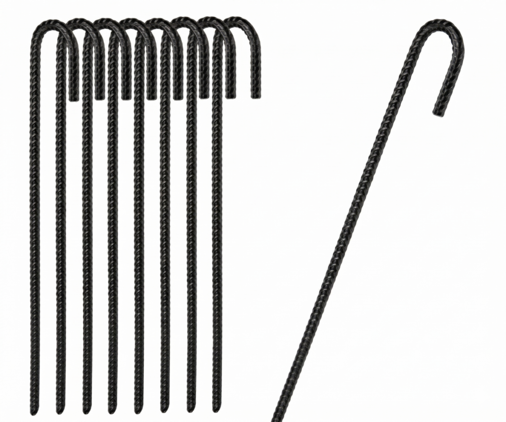 8x KOTWA ŚLEDŹ SZPILKA DO TRAMPOLINY ST4 8 mm x 70 cm MetalFab