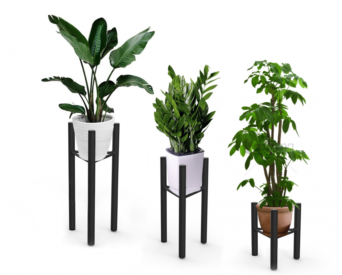 Stojak kwiaty loft kwietnik 20 cm podstawka MetalFab - obrazek 9