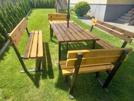 Nogi ławki ogrodowej noga komplet AEGRI profil 50x30 - obrazek 3