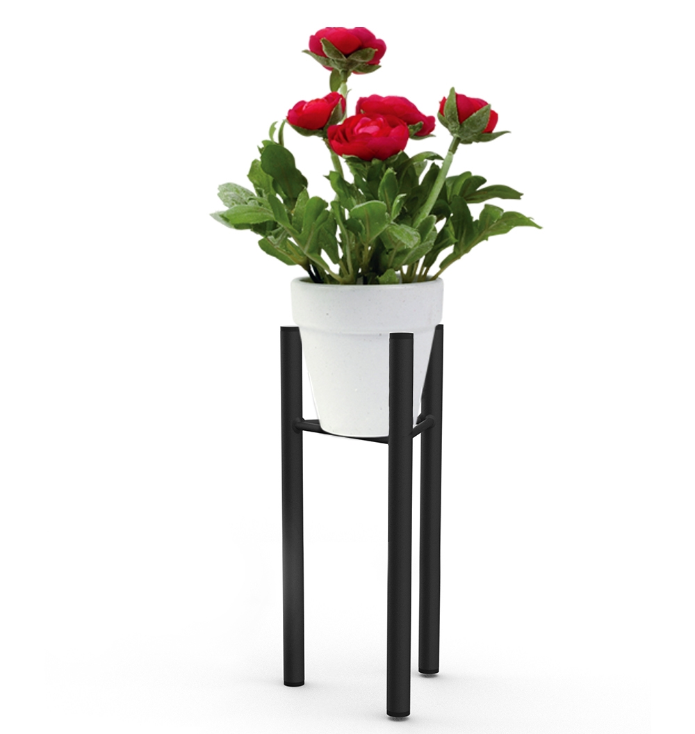 Stojak kwiaty loft kwietnik 40 cm podstawka MetalFab - obrazek 5