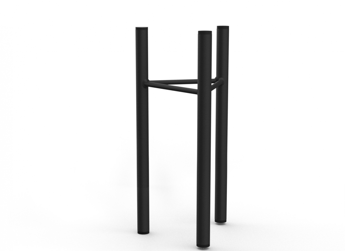 Stojak kwiaty loft kwietnik 40 cm podstawka MetalFab - obrazek 7