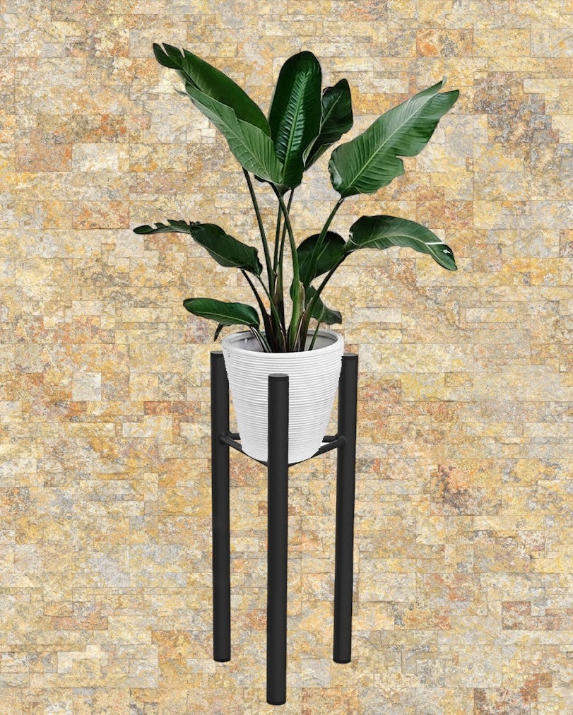 Stojak kwiaty loft kwietnik 40 cm podstawka MetalFab - obrazek 2