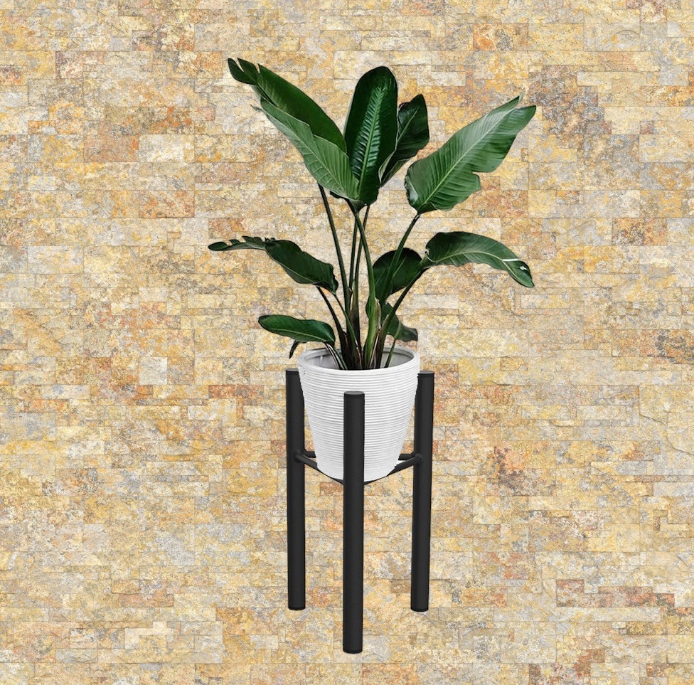 Stojak kwiaty loft kwietnik 30 cm podstawka MetalFab - obrazek 2