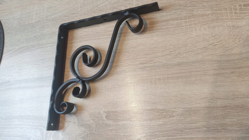 Wspornik kuty 250x250 wspornik półki kuty 25x25 uchwyt półki