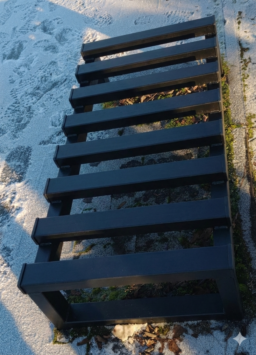 Stojak rowerowy na 7 rowerów R7 LoftMetalFab - obrazek 10