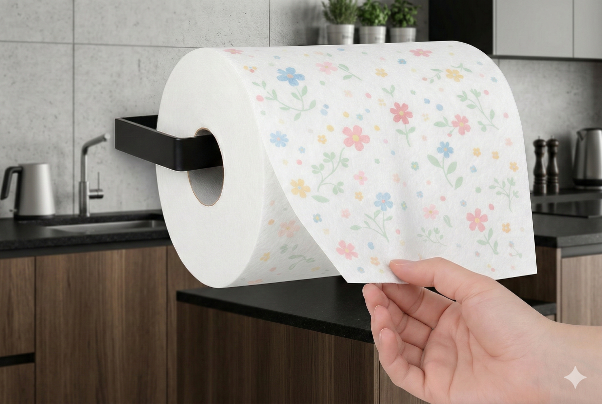 Wieszak uchwyt na ręcznik papierowy loft Metalfab L1 - obrazek 3