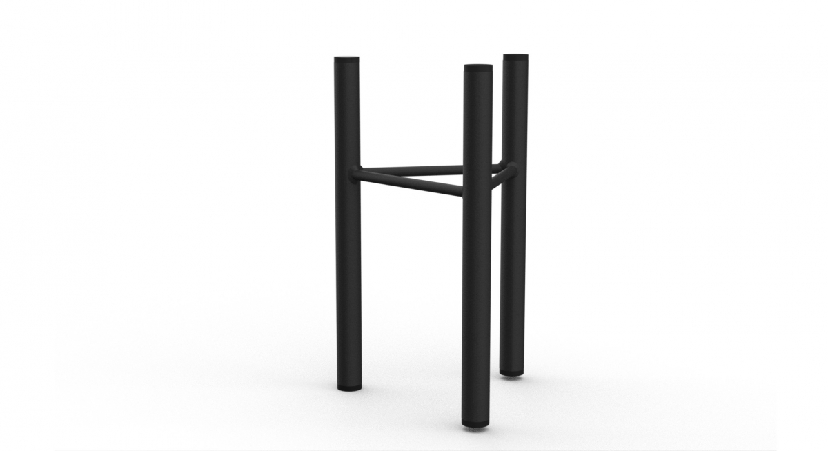 Stojak kwiaty loft kwietnik 30 cm podstawka MetalFab - obrazek 8