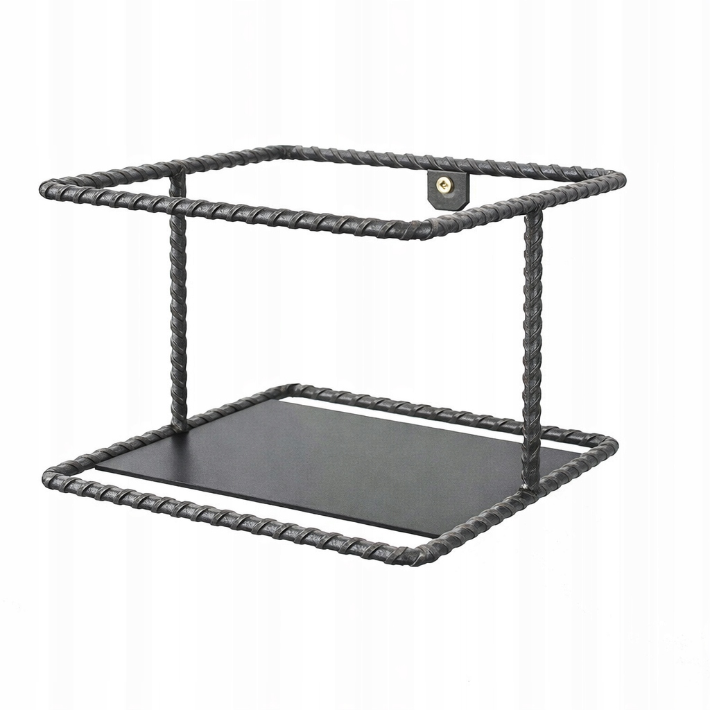 Kwietnik Ścienny Metalowy Czarny Loft Wieszak na Doniczkę 15 cm - obrazek 6