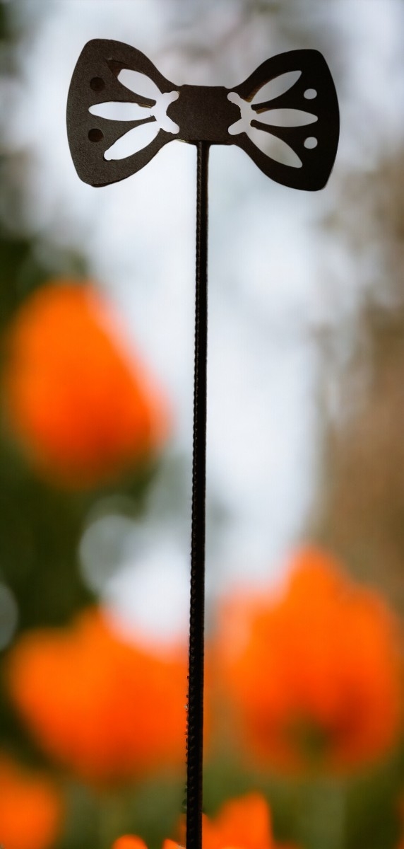 Podpórka podpora do roślin kwiatów wzór kokarda 30 cm - obrazek 2