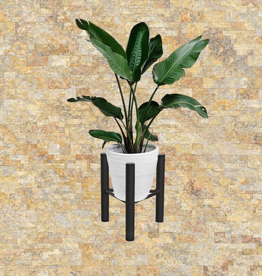 Stojak kwiaty loft kwietnik 20 cm podstawka MetalFab - obrazek 2