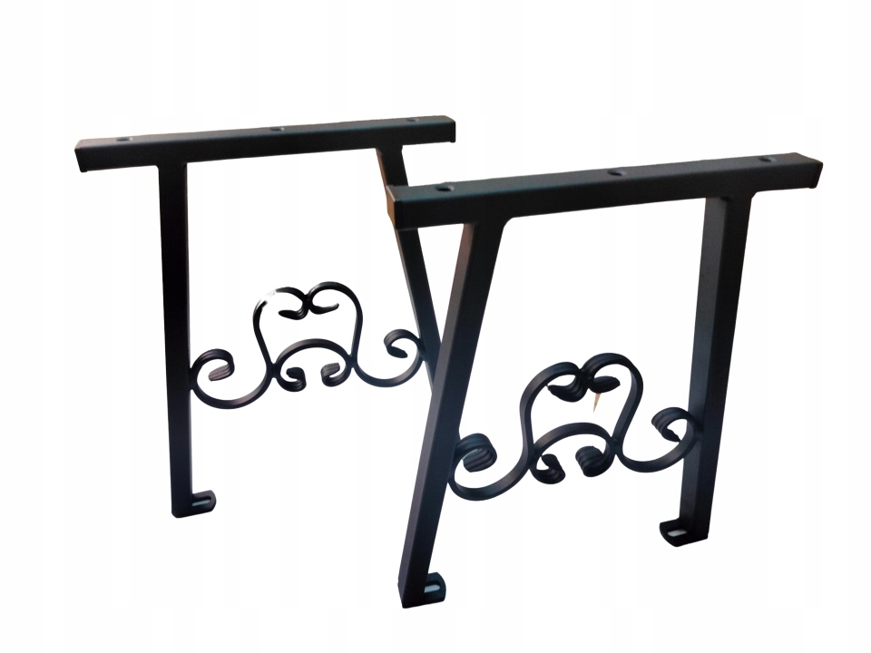Nogi do ławki 2 sztuki komplet nogi ogrodowe Malmo MetalFab - obrazek 4