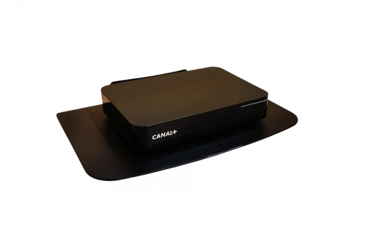 Półka metalowa 27x18,5 cm ścienna uchwyt na pod dekoder RTV ROUTER WIFI SWITCH TUNER - obrazek 6