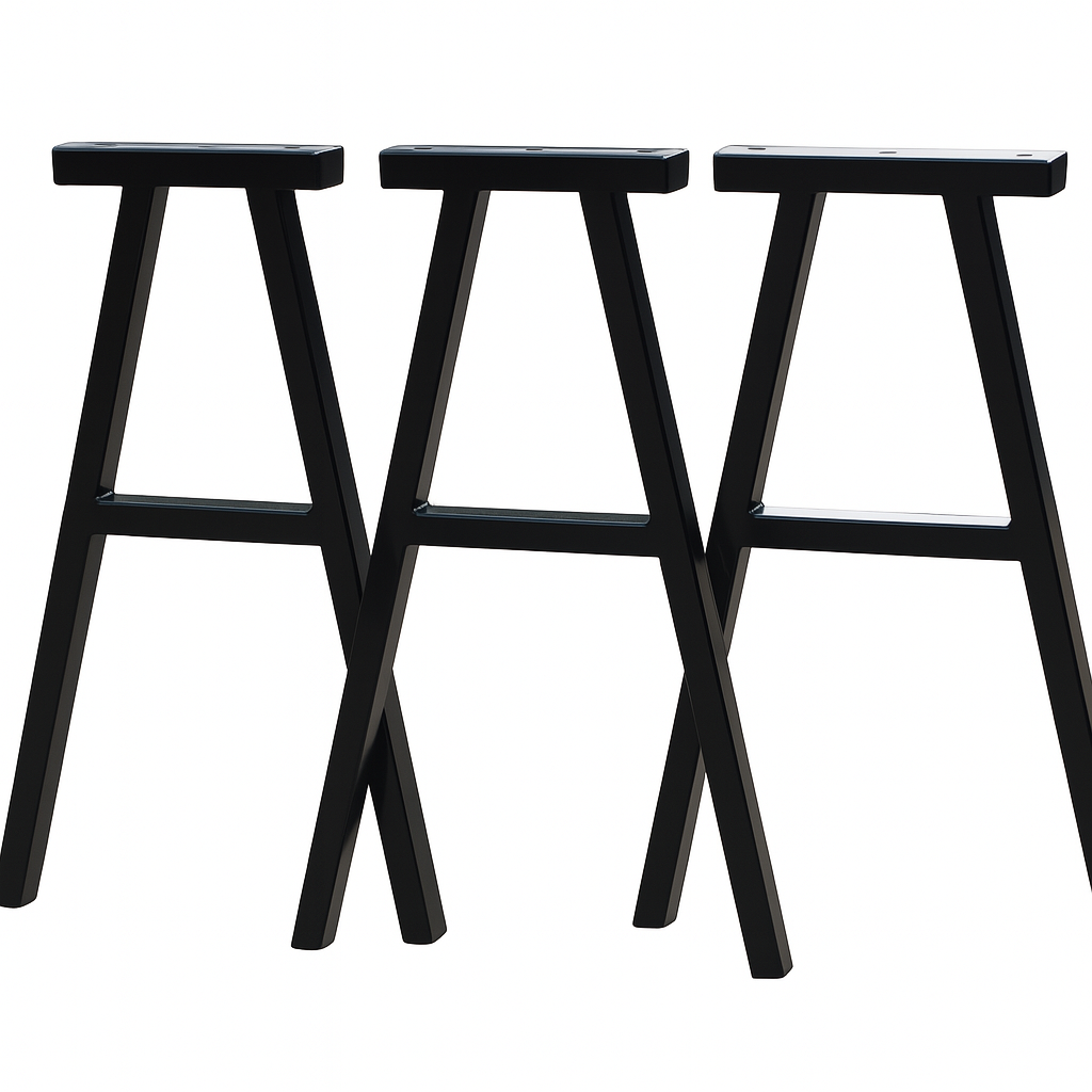 Nogi ławki 3 sztuki komplet ogrodowe Simple MetalFab
