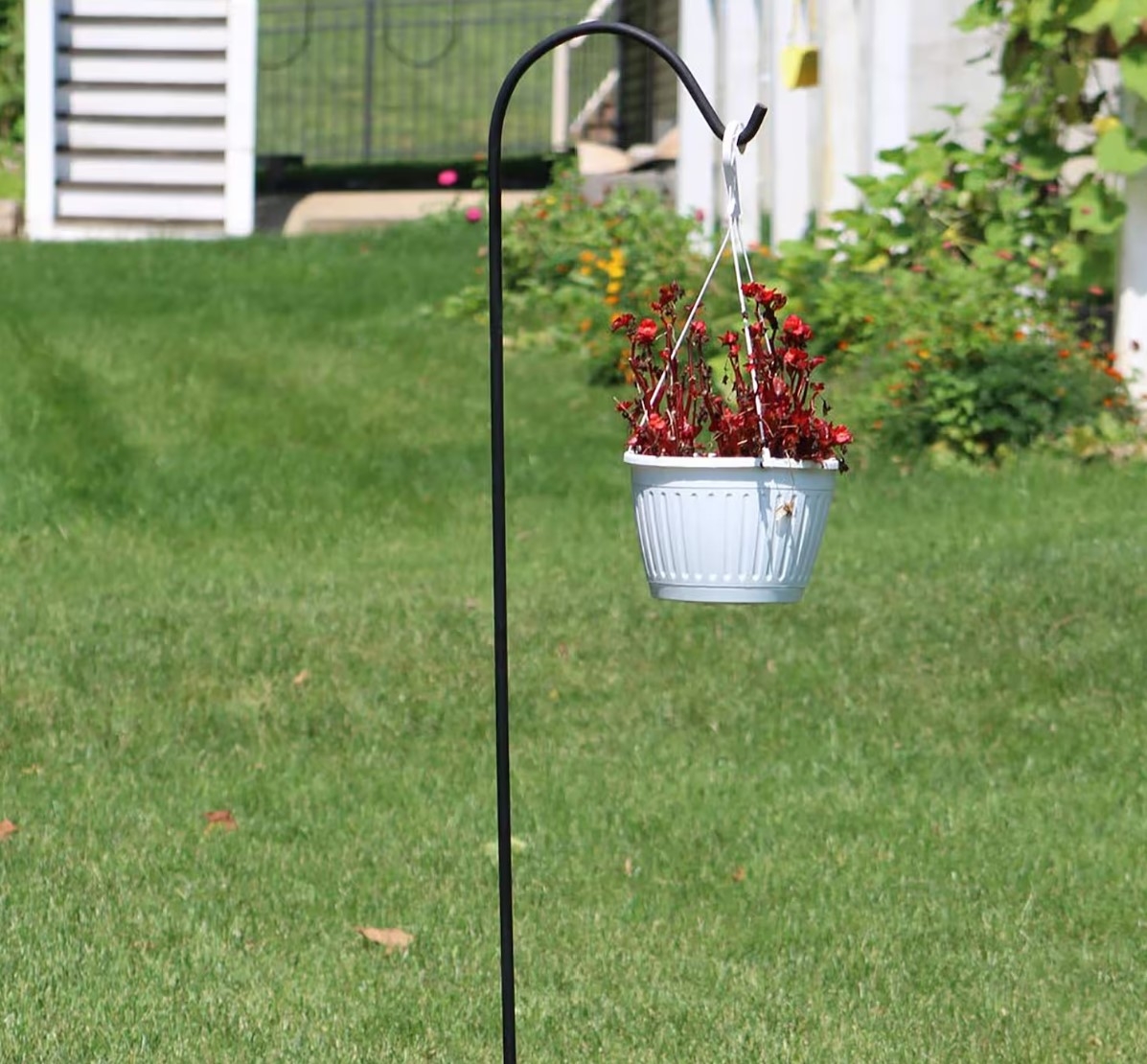Stojak wieszak wbijany do latarni kwiatów balonów donic od MetalFab - obrazek 5