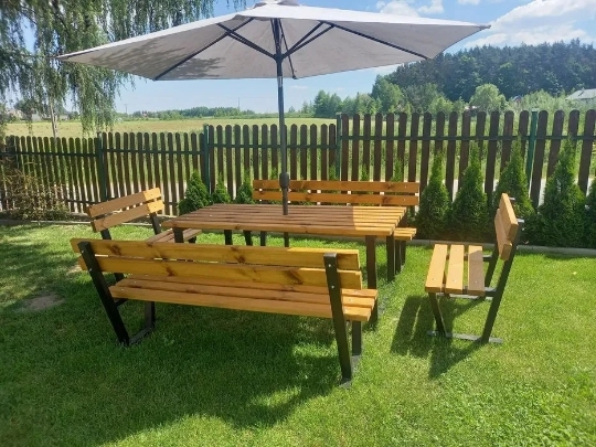 Nogi ławki ogrodowej noga komplet AEGRI profil 50x30 - obrazek 4