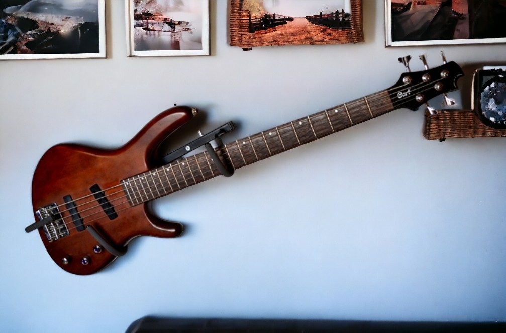 Wieszak do gitary gitarowy elektrycznej basowej MetalFab - obrazek 2