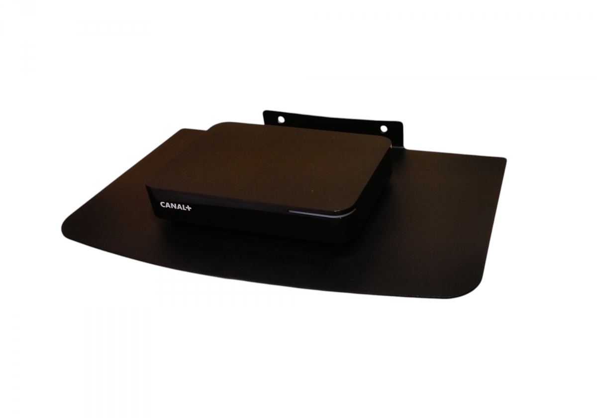 Półka metalowa 35x22 cm ścienna uchwyt na pod dekoder RTV ROUTER WIFI SWITCH TUNER - obrazek 5