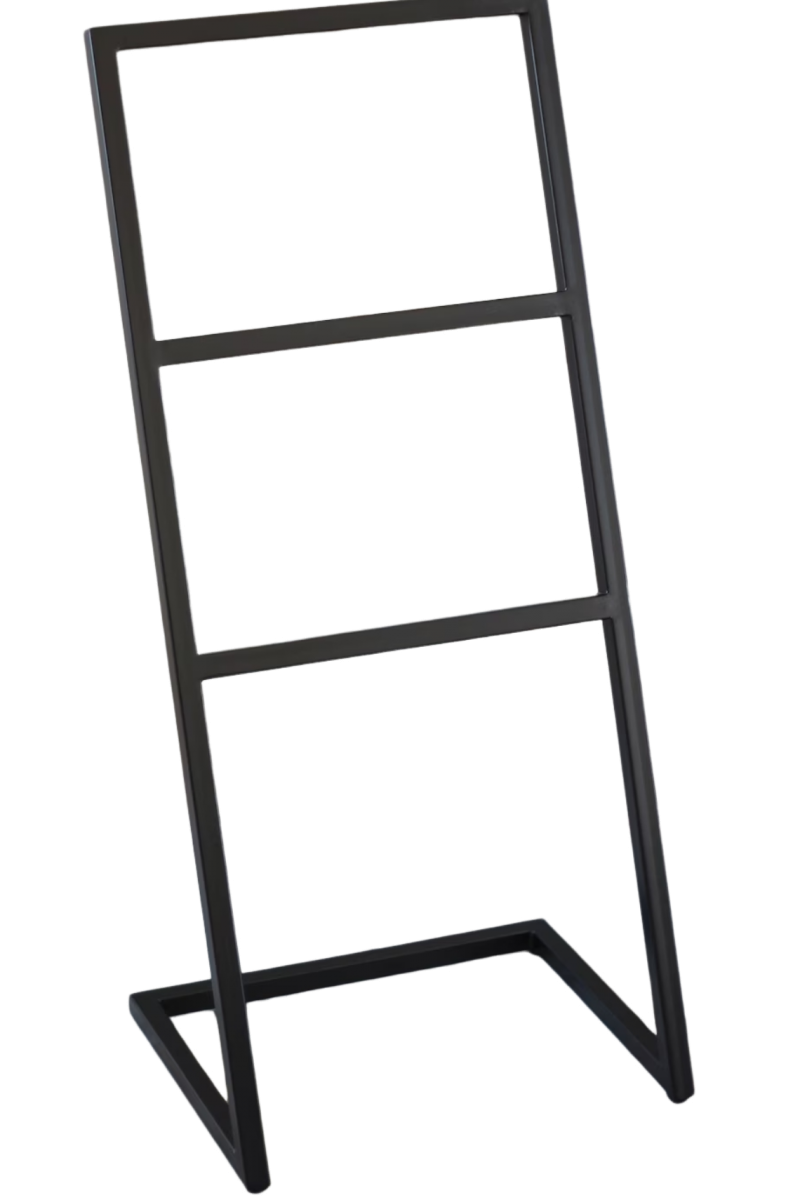 Stojak na ręczniki łazienkowe loft industrial MetalFab - obrazek 2