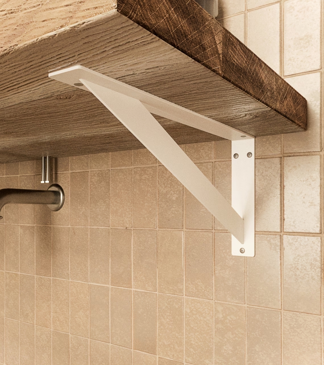 Wspornik Półki Umywalki 30 cm do Kuchni Salonu Loft Wieszak - obrazek 2