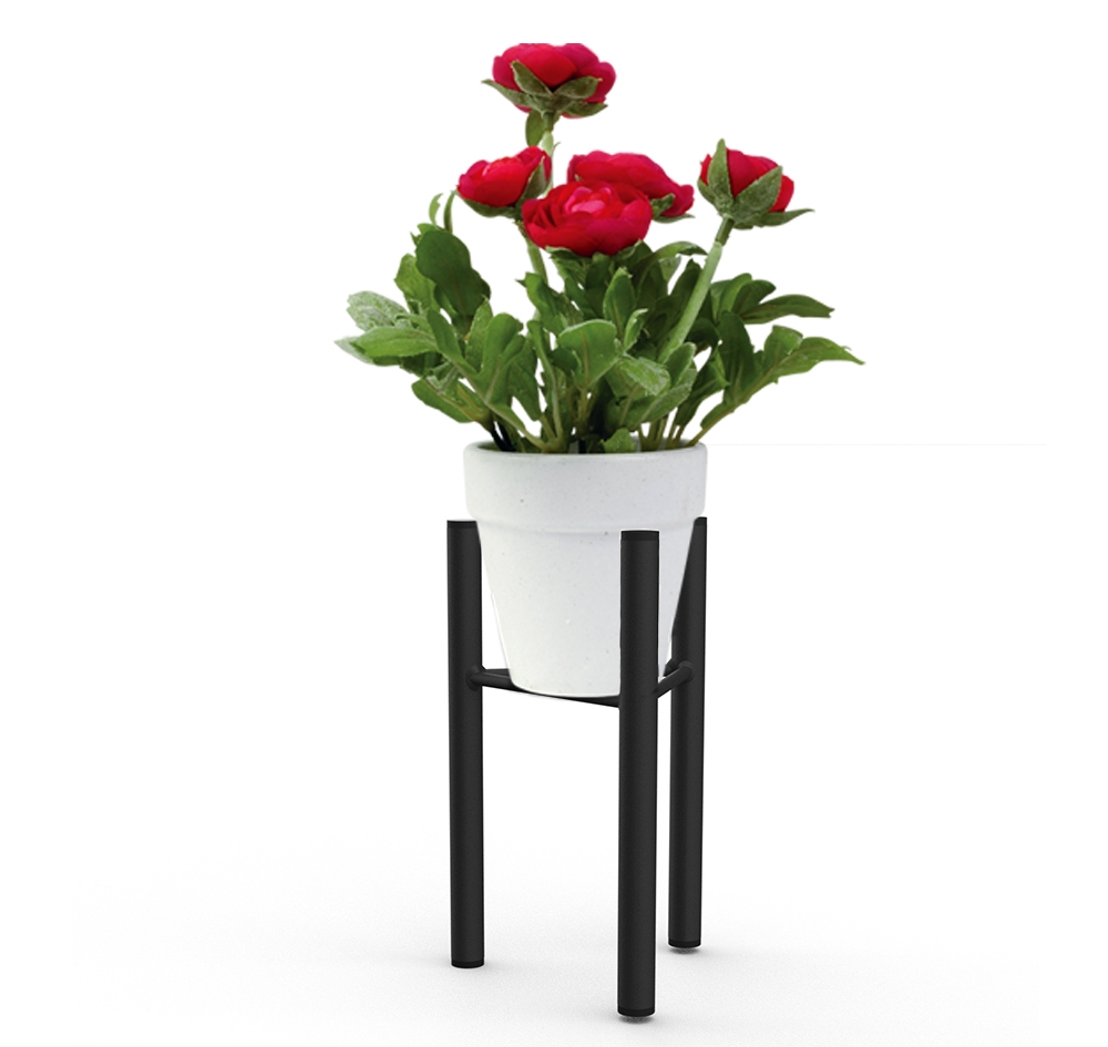Stojak kwiaty loft kwietnik 30 cm podstawka MetalFab - obrazek 6