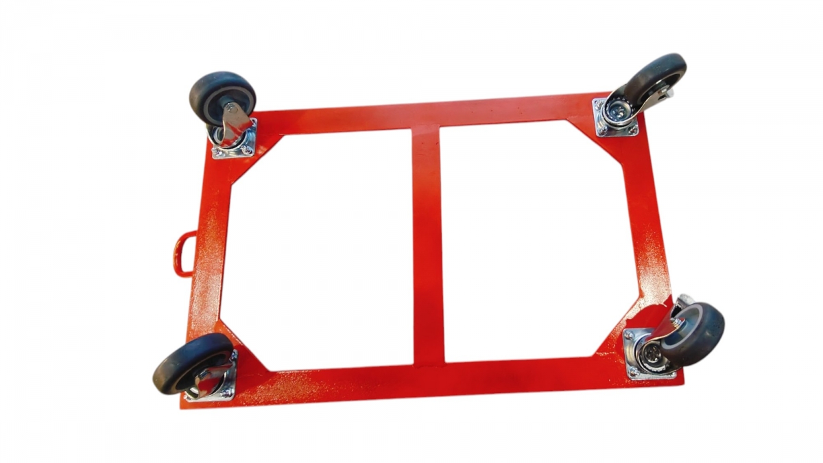 Wózek transportowy do pojemników EURO skrzynek 40x60 cm MetalFab - obrazek 3