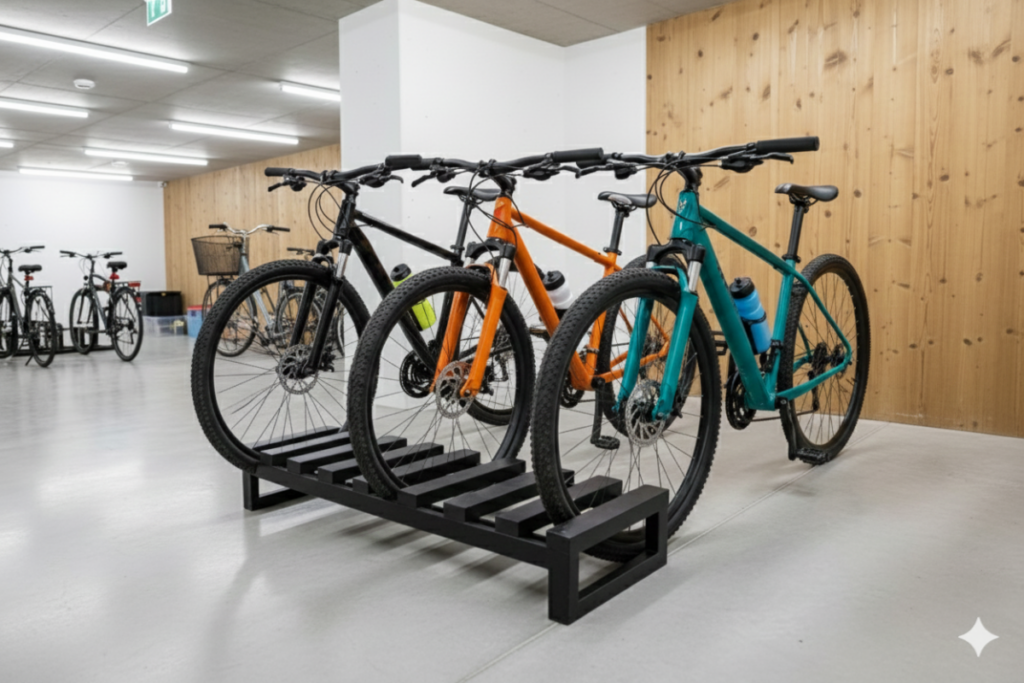 Stojak rowerowy na 7 rowerów R7 LoftMetalFab