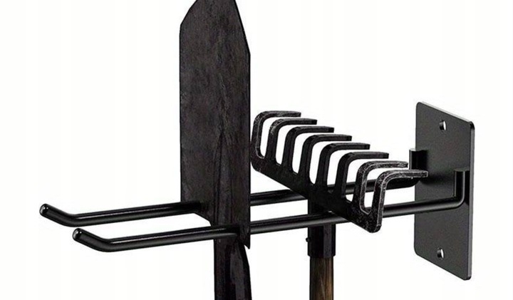 Wieszak na narzędzia łopaty grabie węże piwnica działka garaż 25cm MetalFab - obrazek 3