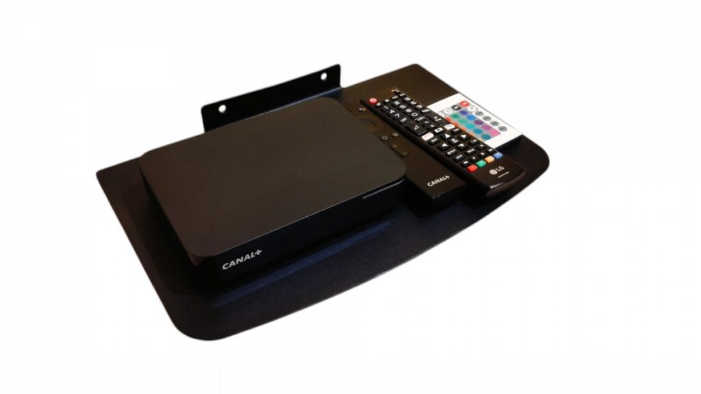 Półka metalowa 35x25 cm ścienna uchwyt na pod dekoder RTV ROUTER WIFI SWITCH TUNER