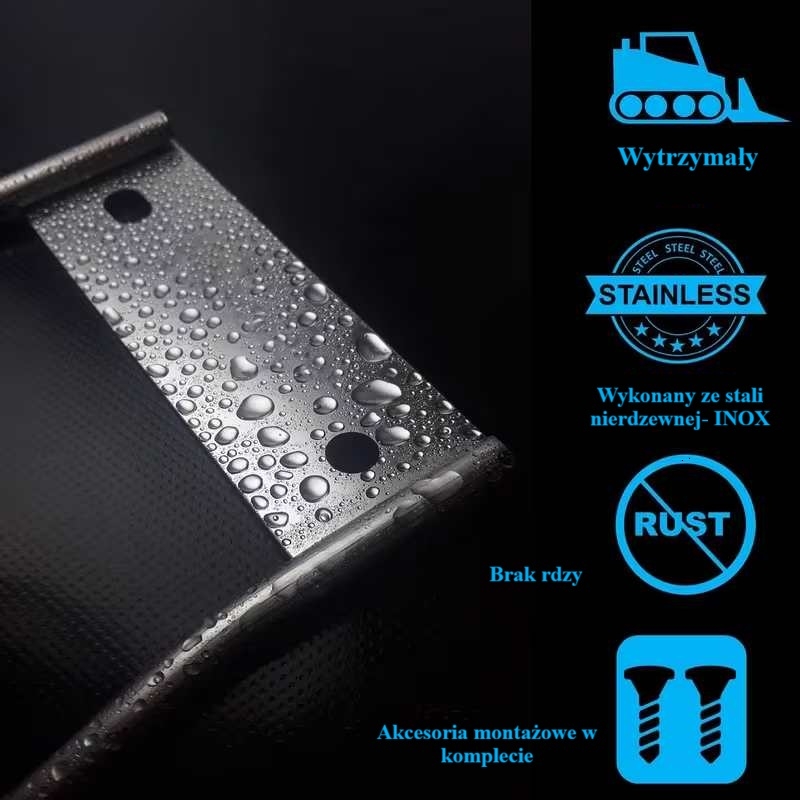 ✅ Wieszak nierdzewny na wąż ogrodowy – solidny uchwyt ze stali INOX - obrazek 3