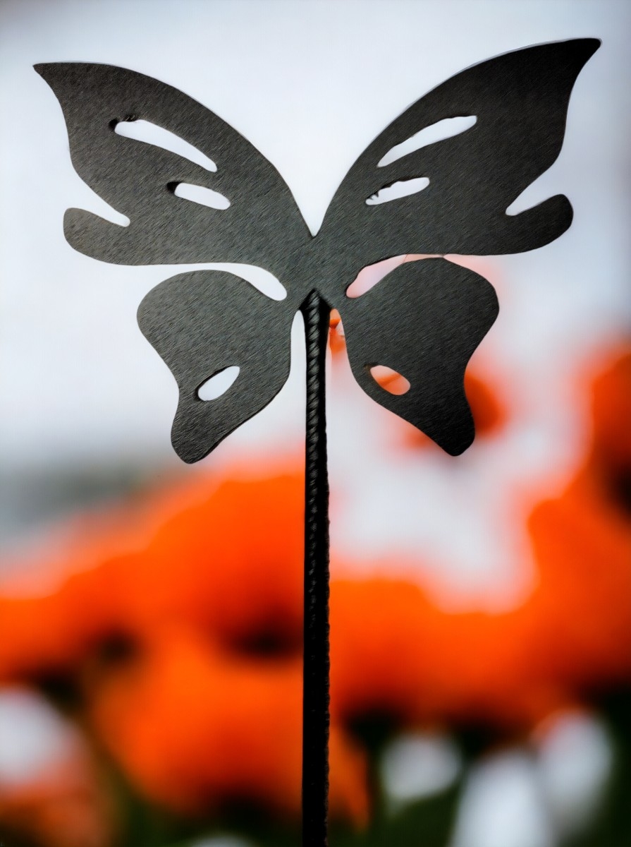 Podpórka podpora do roślin kwiatów wzór Motyl 40 cm - obrazek 2